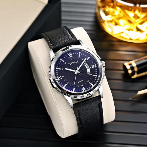 Business Classic Trendy Hot Selling Mens Watch Analog Quartz Stainless Steel