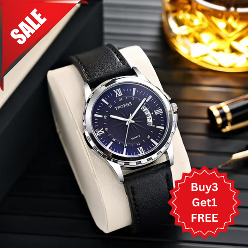Business Classic Trendy Hot Selling Mens Watch Analog Quartz Stainless Steel